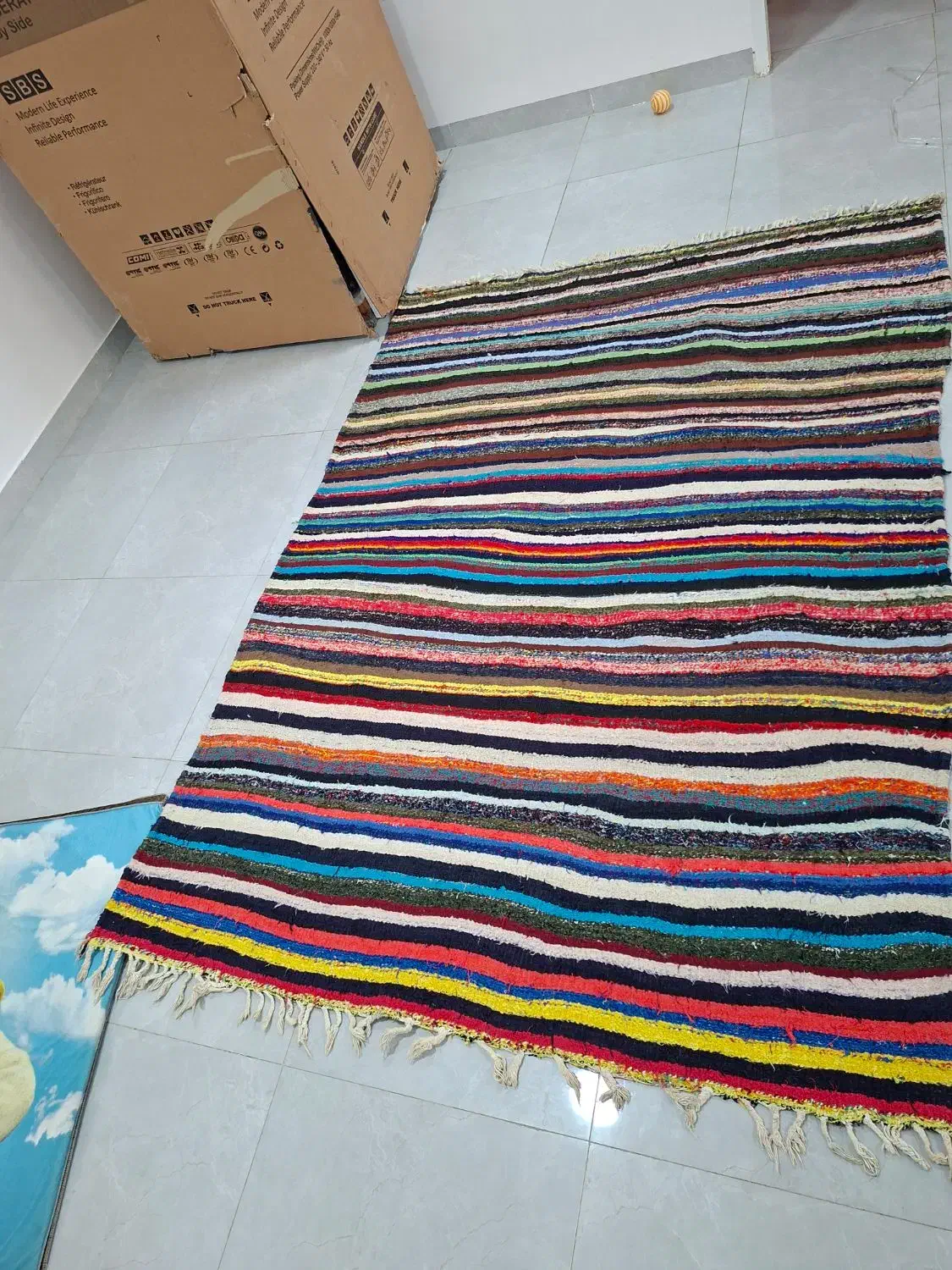 گلیم دست بافت|گلیم، جاجیم، گبه|مسجد سلیمان, |دیوار