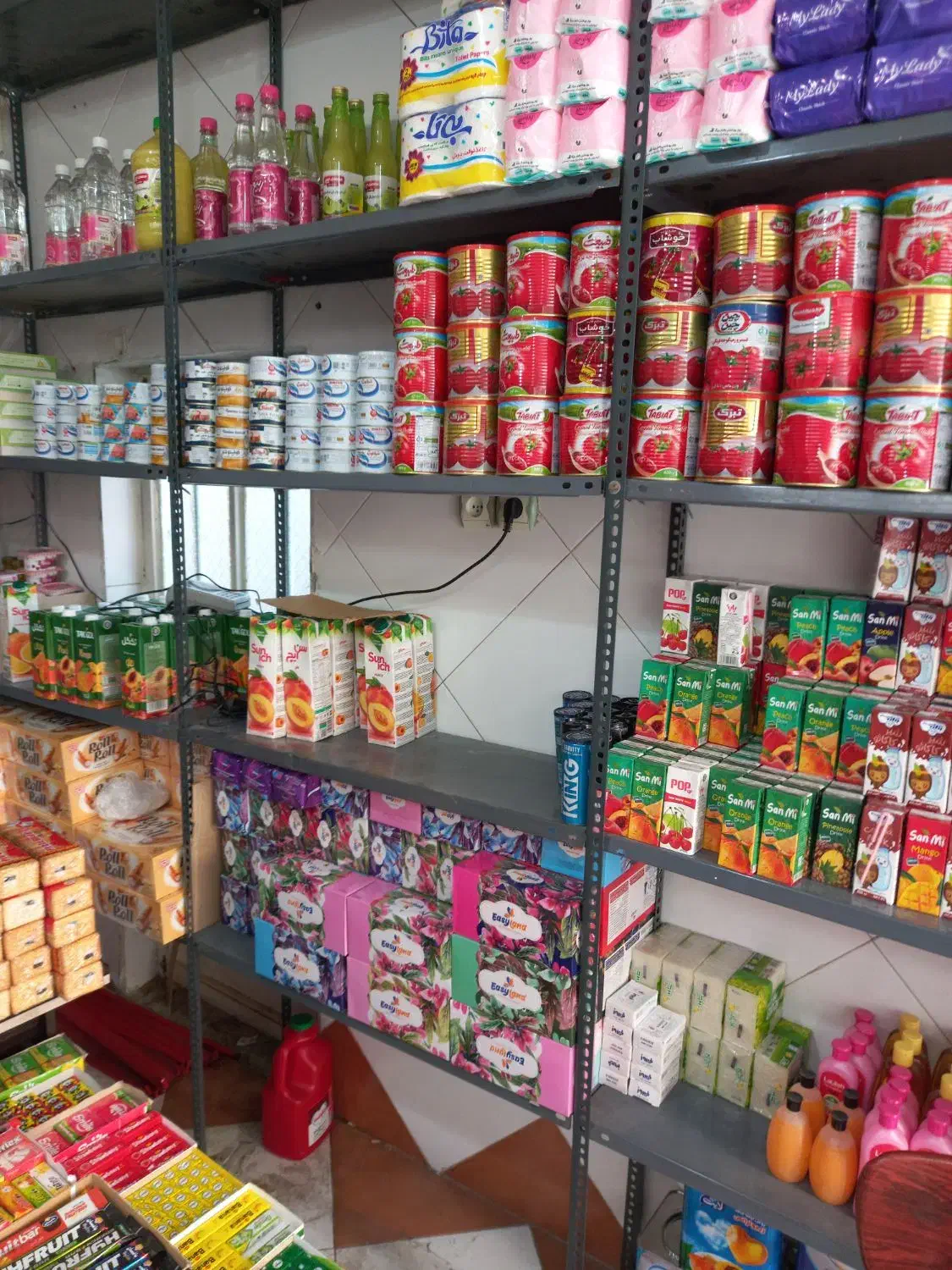 قفسه پیچ و مهره ای ۳۰ در ۹۰ محکم همراه با شاخه|فروشگاه و مغازه|تهران, شهرک طالقانی|دیوار