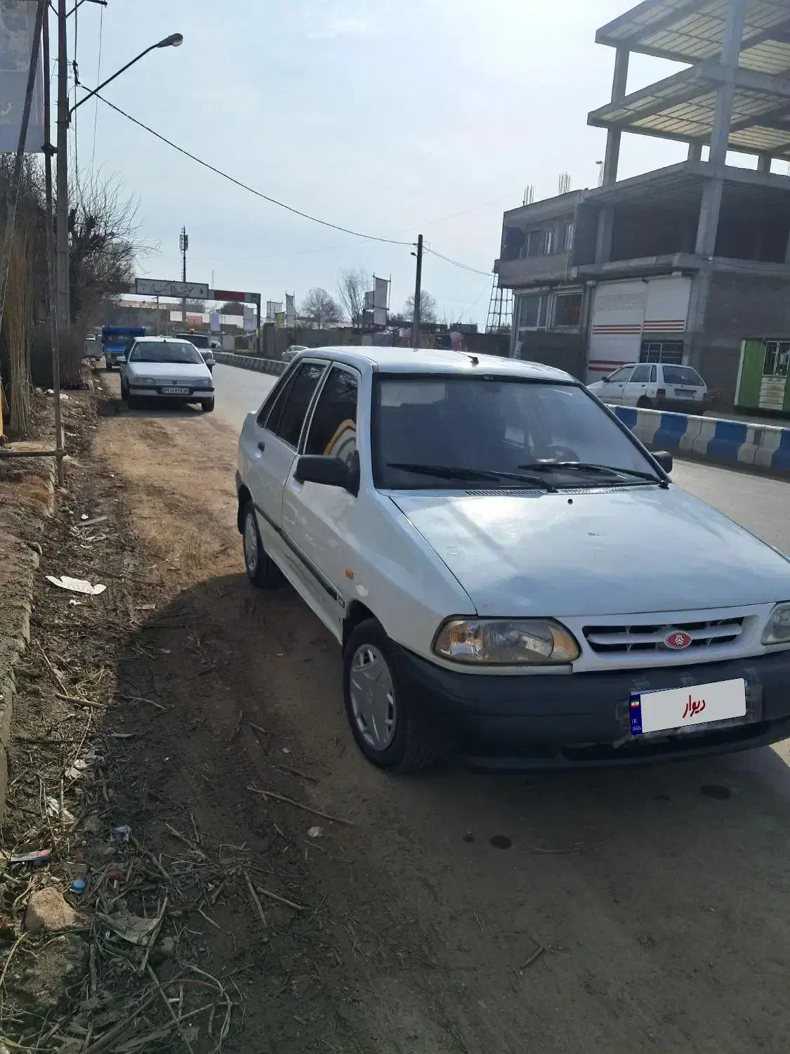 پراید سفید ۸۲|خودرو سواری و وانت|میاندوآب, |دیوار