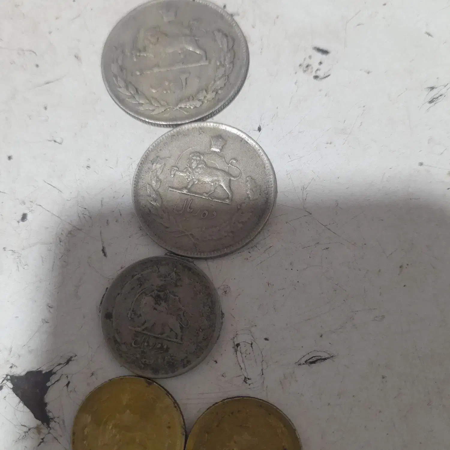 سکه قدیمی|کلکسیون سکه، تمبر، اسکناس|تبریز, |دیوار