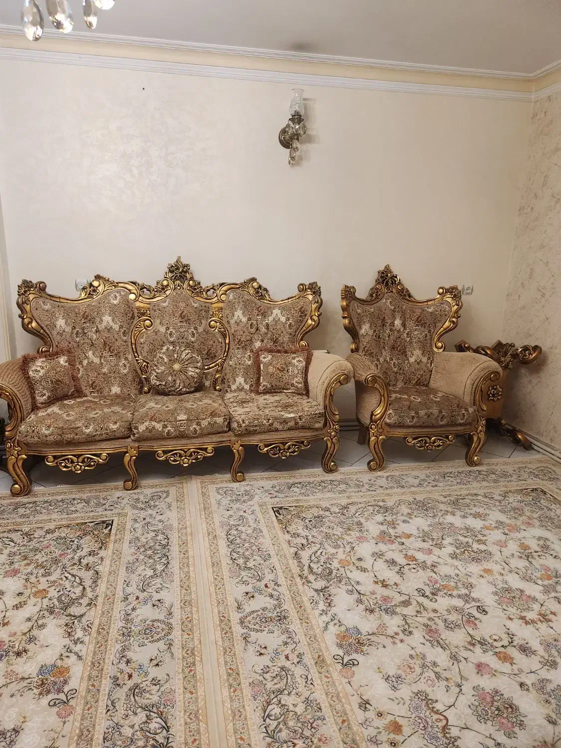 مبلمان نه نفره|مبلمان خانگی و میز عسلی|تهران, سازمان برنامه جنوبی|دیوار