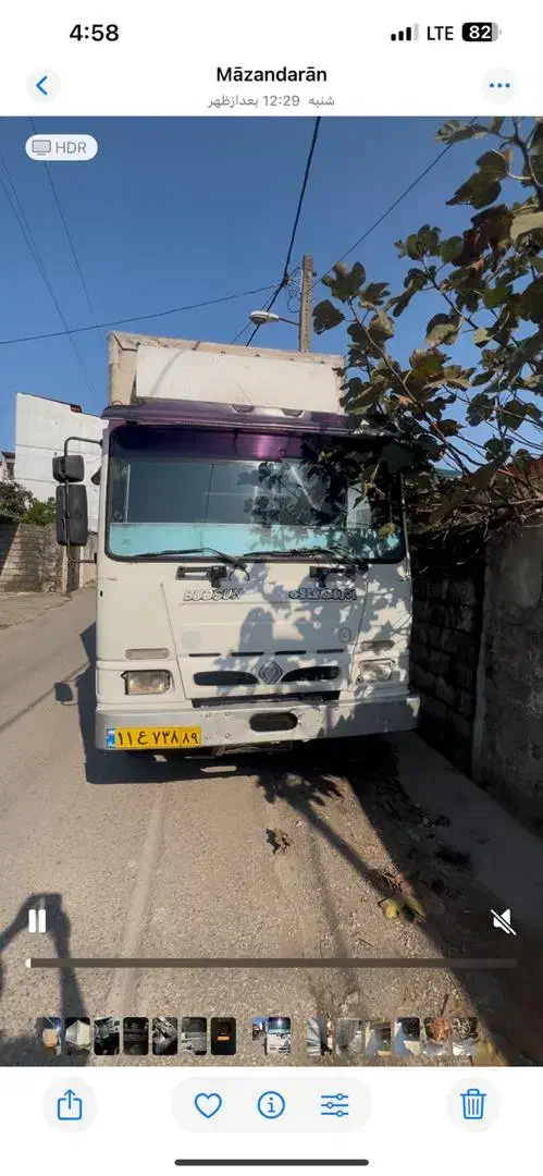 بادسان مسقف چادری ۸ تن مدل ۸۱|خودرو سنگین|اسلامشهر, ملکآباد|دیوار