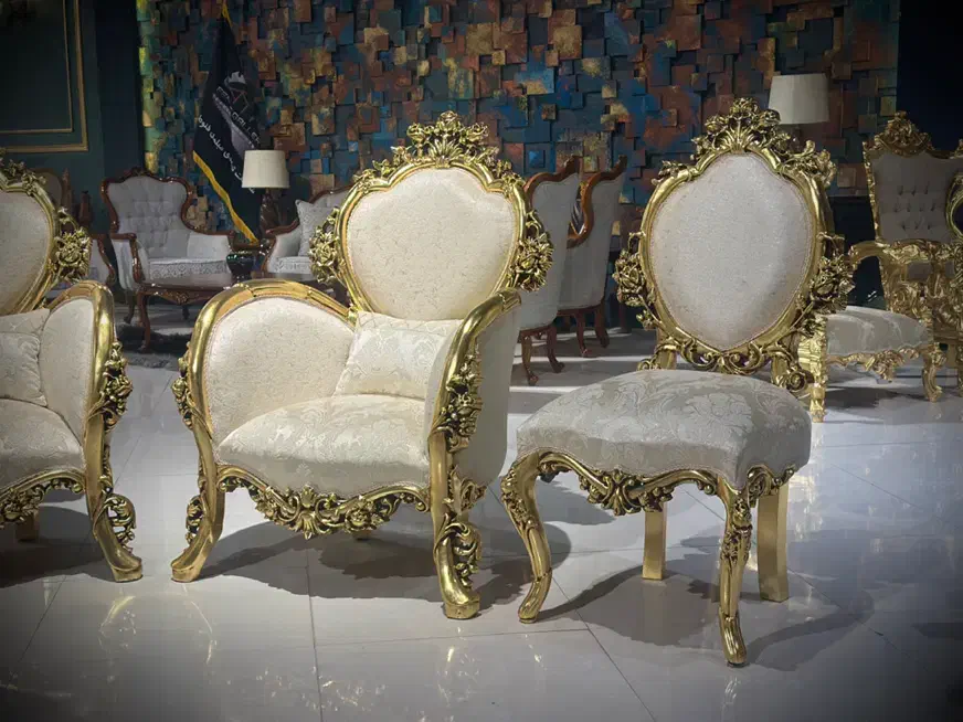 مبل استیل و سلطنتی ۹ نفره اشکی|مبلمان خانگی و میز عسلی|مشهد, وکیل‌آباد|دیوار