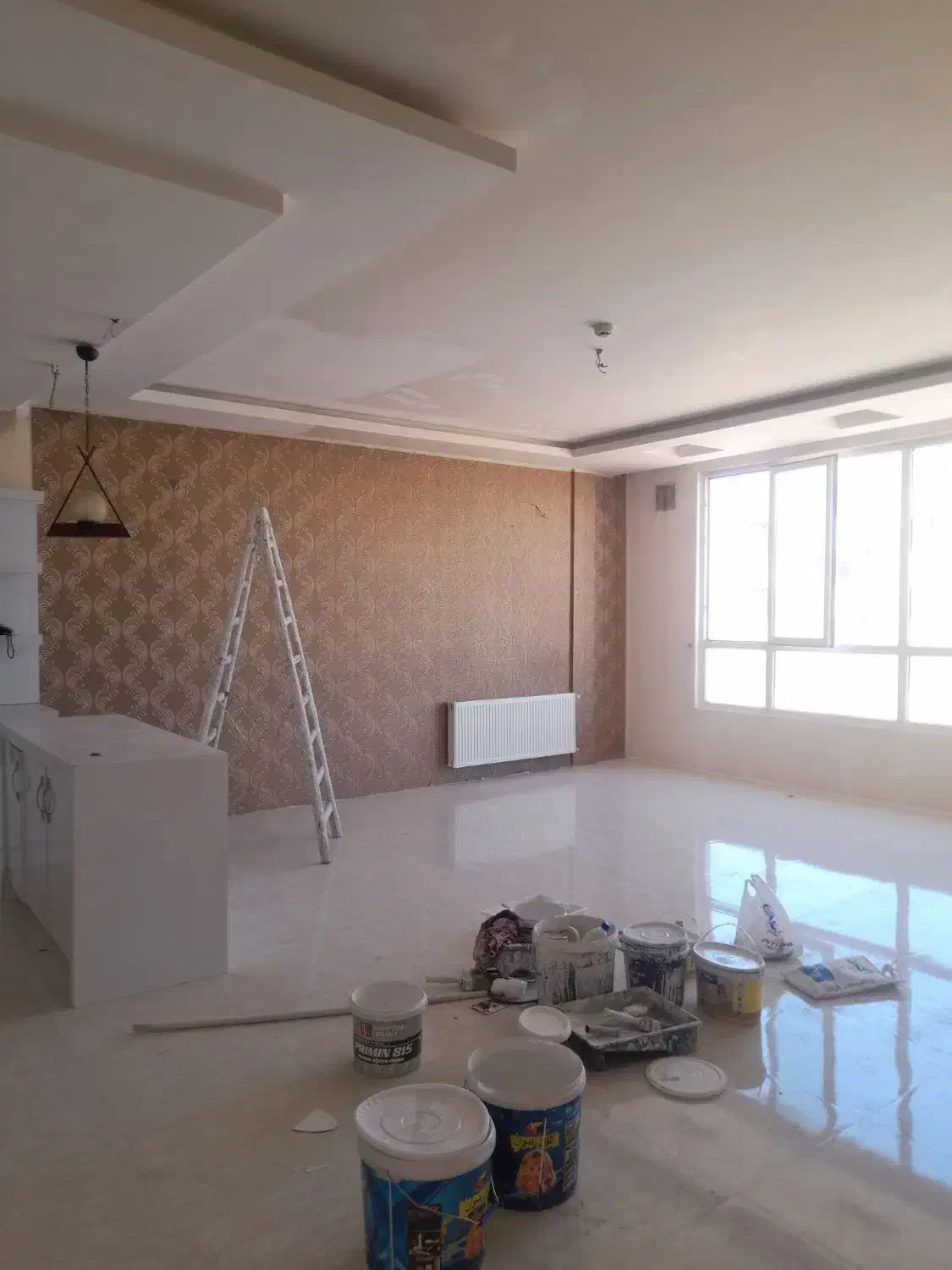 رنگ آمیزی نقاشی ساختمان نقاش(عضواتحادیه)|خدمات پیشه و مهارت|مشهد, کوثر|دیوار