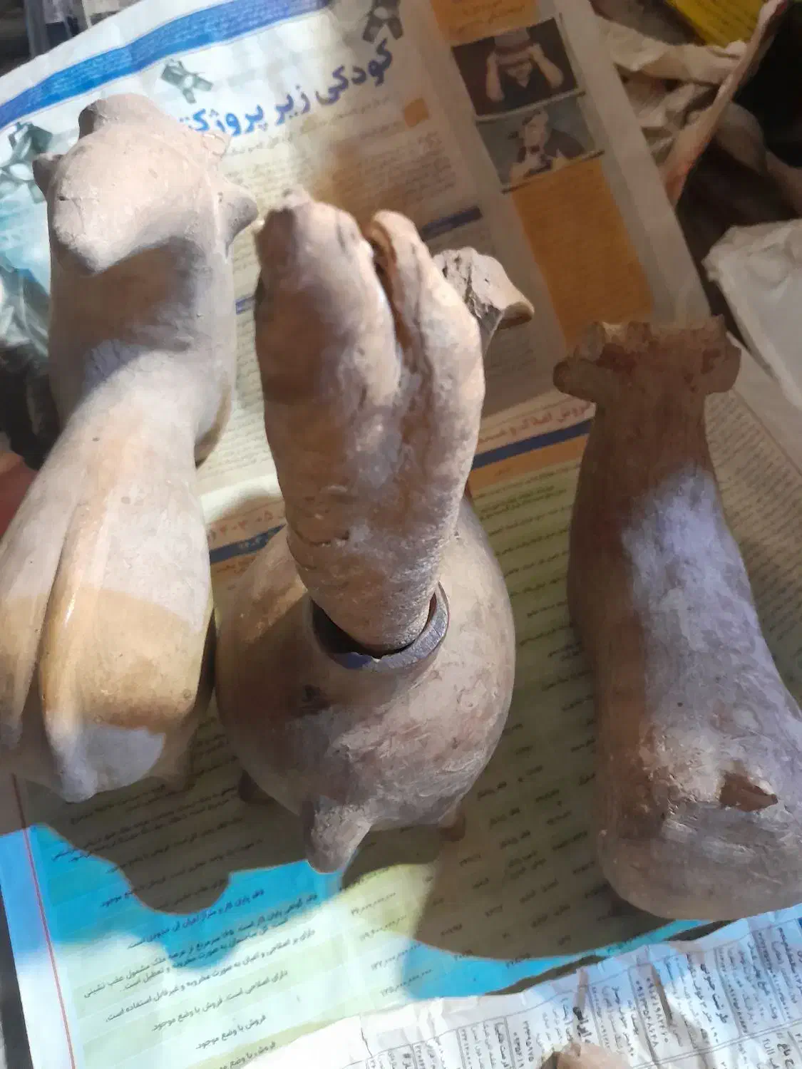 فروش تعدادی کوزه گلی.|صنایع دستی و سایر لوازم تزئینی|اسلامشهر, باغ فیض|دیوار