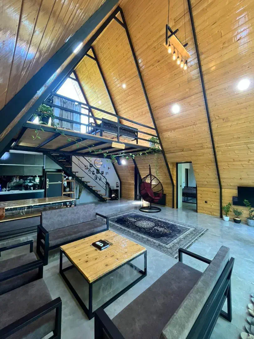 اجاره کلبه سوئیسی دو خواب با جکوزی در ماسال|اجارهٔ کوتاه‌مدت ویلا و باغ|رشت, گلسار|دیوار