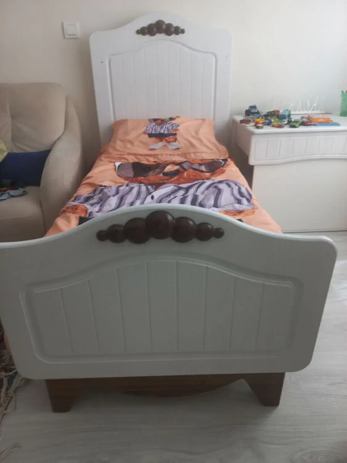 تخت کودک نوجوان برند ساحل چوب|تخت و سرویس خواب|تهران, امامت|دیوار