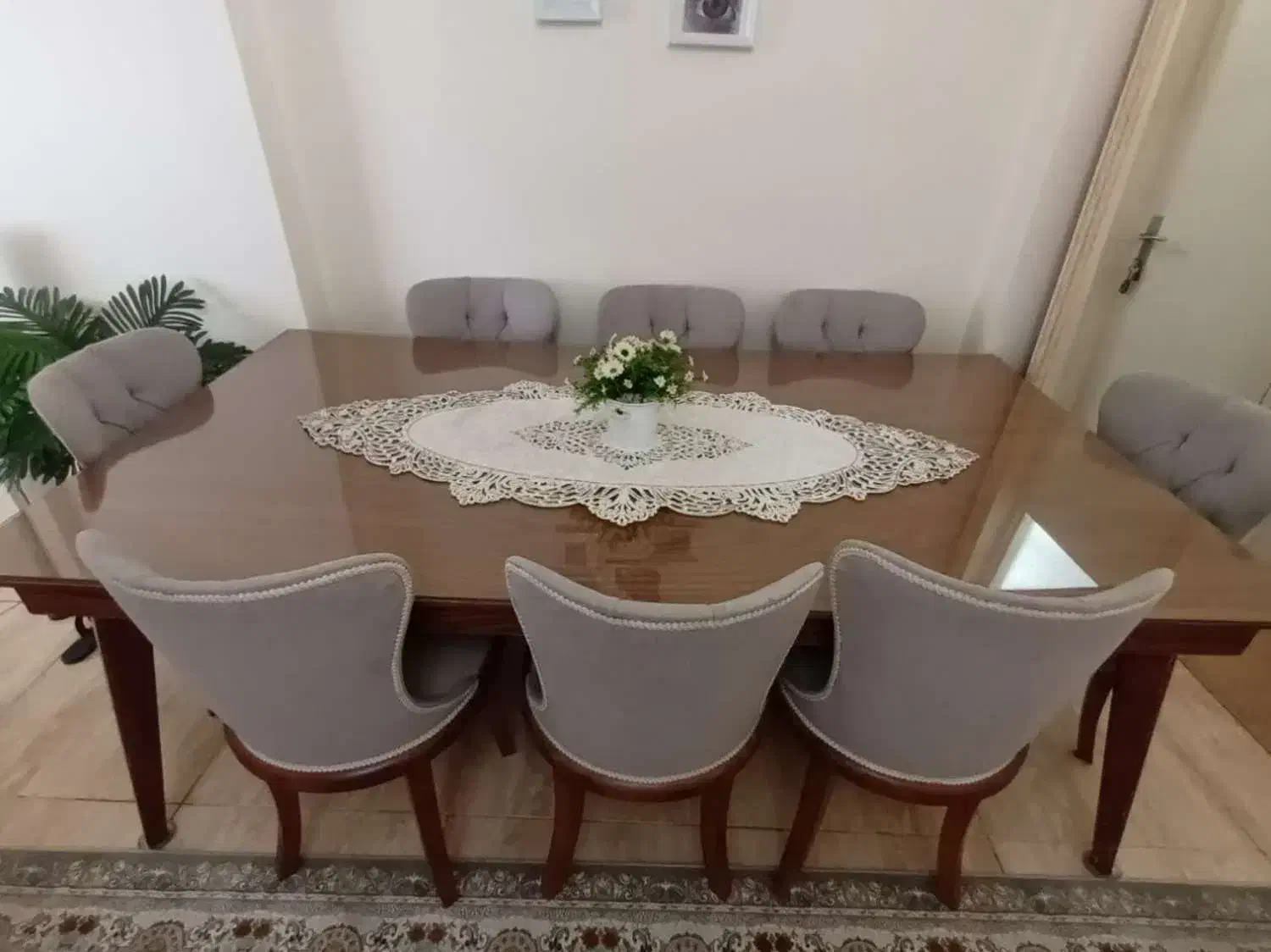 مبلمان و میز ناهارخوری ۸نفره|میز و صندلی غذاخوری|تهران, نظام‌آباد|دیوار