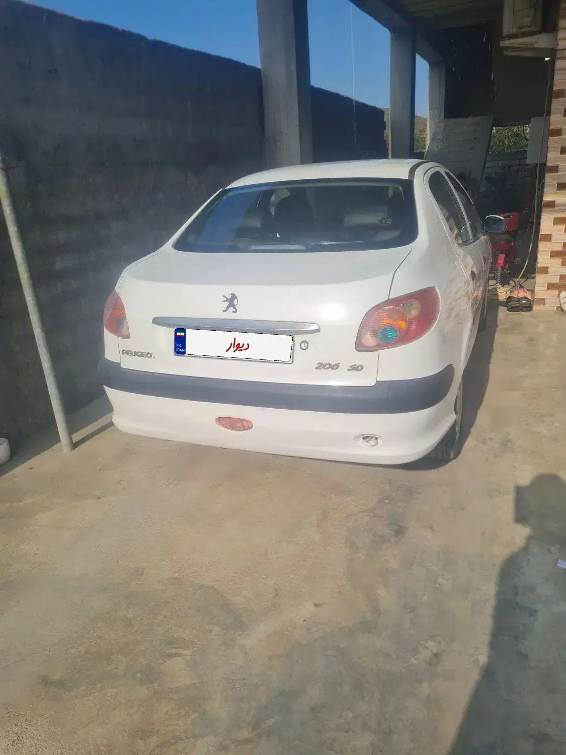 ماشین ۲۰۶ SD  v8|خودرو سواری و وانت|کوهی‌خیل, |دیوار