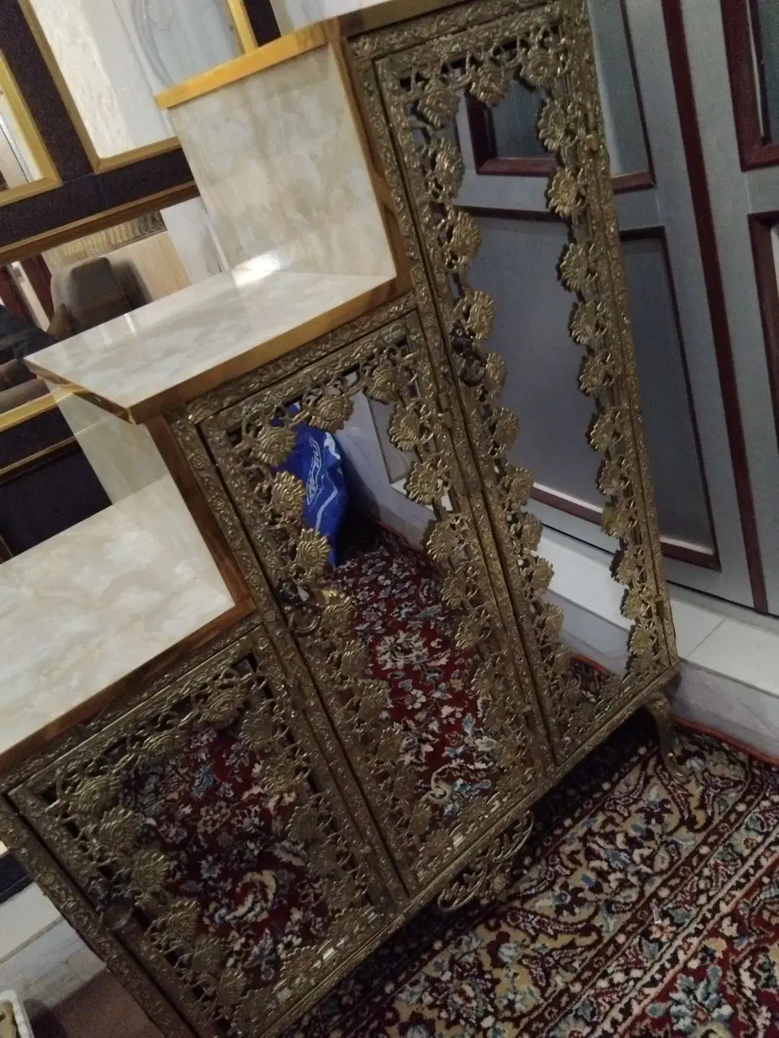 جا کفشی برنزه اصلی|جاکفشی، کمد، دراور|قروه, |دیوار