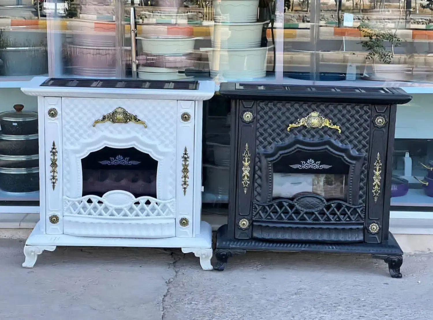 انواع شومینه و بخاری خانه و مغازه|بخاری، هیتر، شومینه|اهر, |دیوار