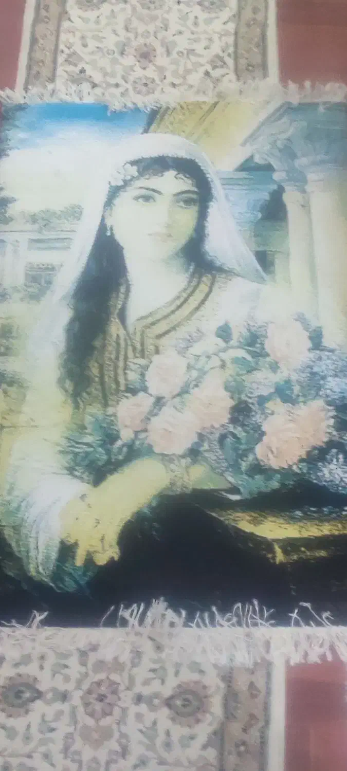 فرش کوچک باطرحی زیبا|فرش|اردبیل, |دیوار