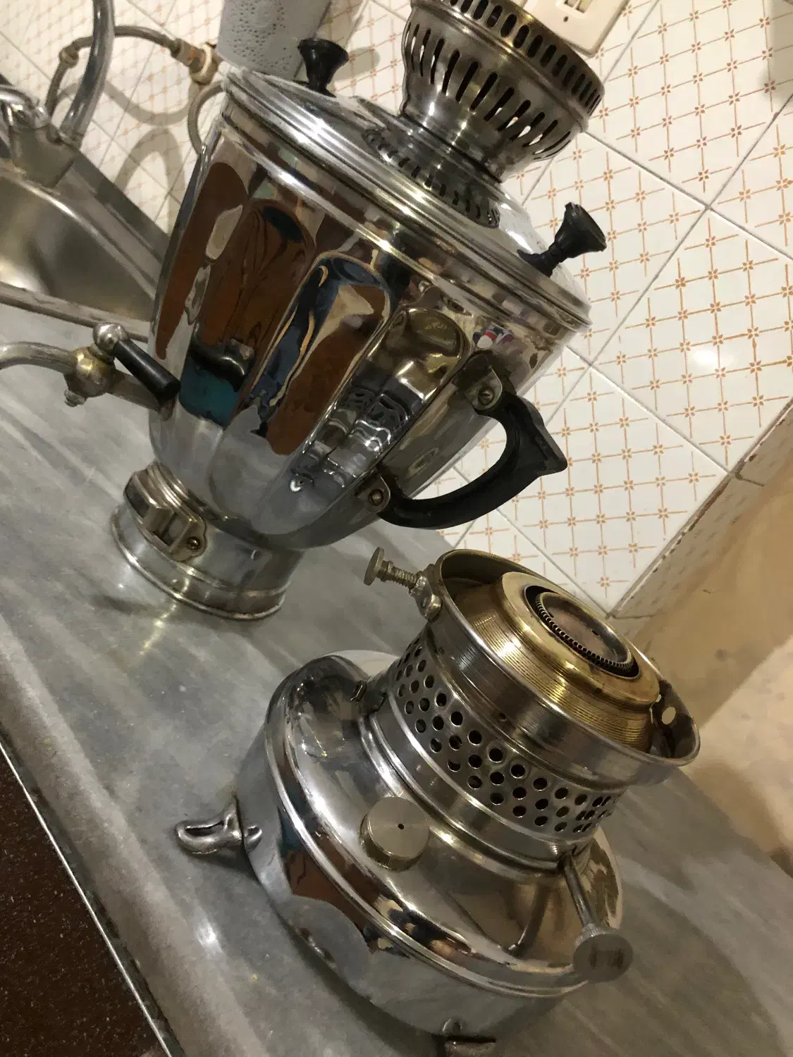 سماور نفتی کلکسیونی|سماور، چای‌ساز، قهوه‌ساز|شاهرود, |دیوار