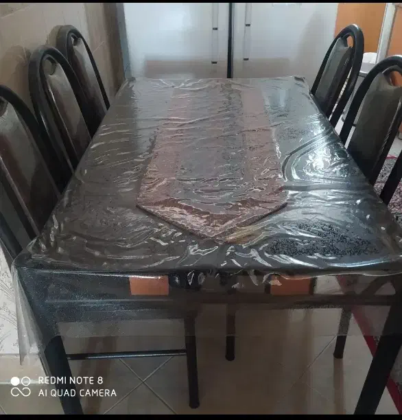 میزناهار خوری ۶ نفره با صندلی|میز و صندلی غذاخوری|برخوار, |دیوار