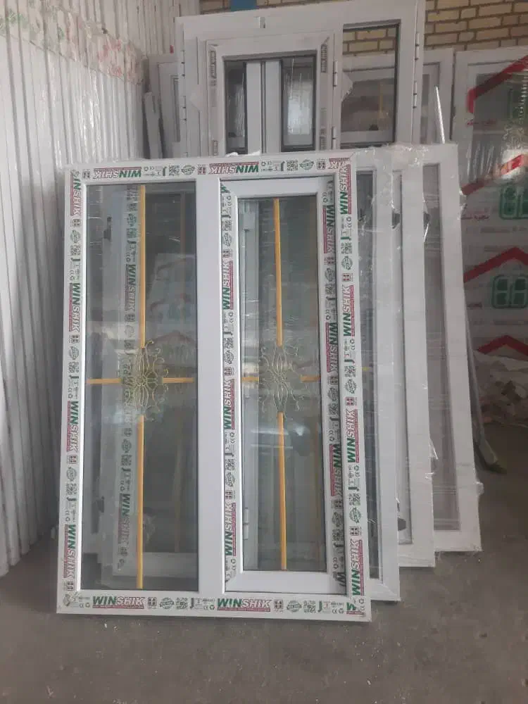 درب و پنجره پی وی سی چوبی آهنی|مصالح و تجهیزات ساختمان|پاکدشت, خاتون آباد|دیوار