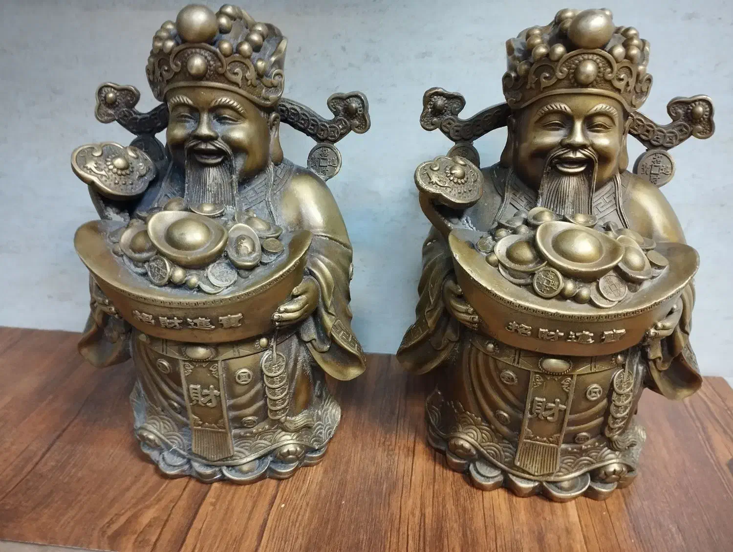 جفت برنز وارداتی سنگین|کلکسیون اشیاء عتیقه|شهریار, شهریار|دیوار