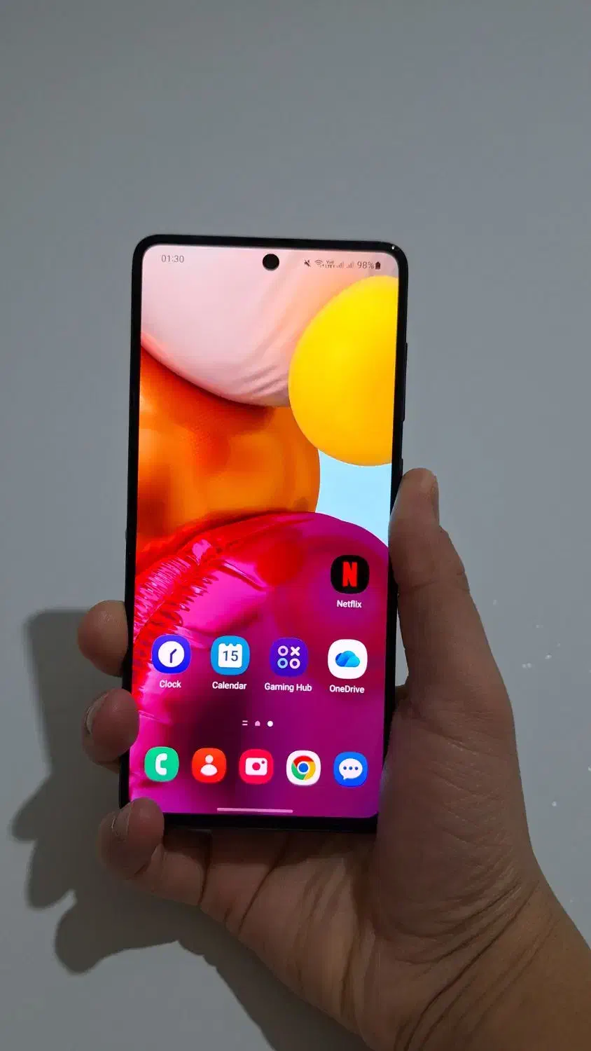 ساسمونگ A71 مشکی 128 تمیز|موبایل|اصفهان, چشمه باقرخان|دیوار