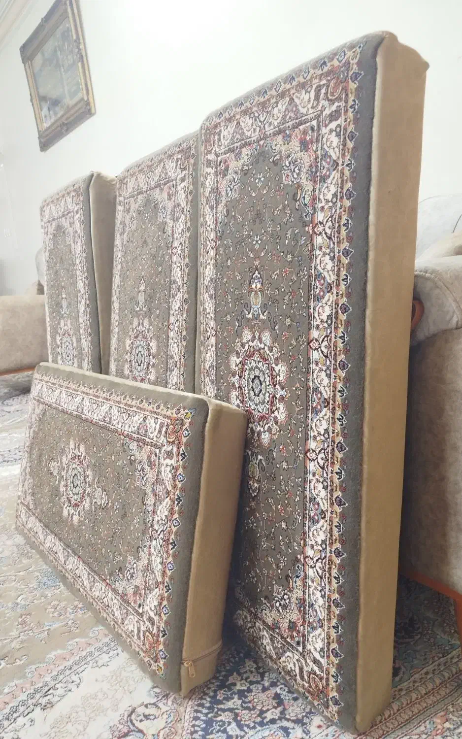 دو جفت پشتی|پشتی|مشهد, توس (بلوار توس)|دیوار