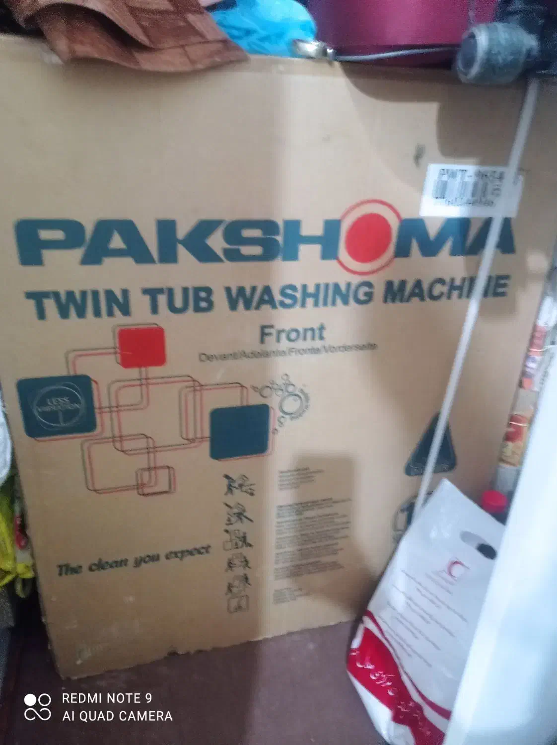 لباسشویی دوقلو 9کیلو ازکارتنش درنیومده هنوز|ماشین لباسشویی و خشککن لباس|اردل, |دیوار