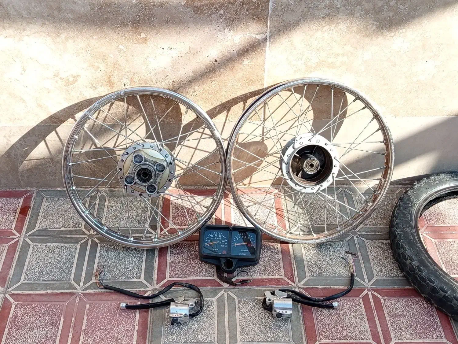 یک جفت رینگ طوقه در حد نو|قطعات یدکی و لوازم جانبی|سبزوار, قلعه‌نو دهزار|دیوار