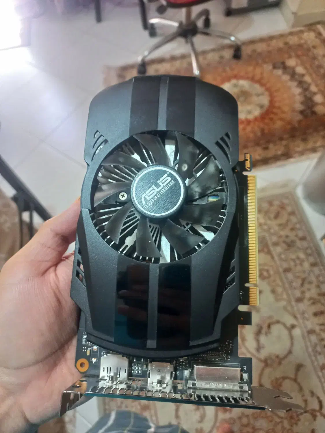 کارت گرافیک  Nvidia  gtx 1050 ti 4GB برند Asus|قطعات و لوازم جانبی رایانه|تهران, پونک|دیوار