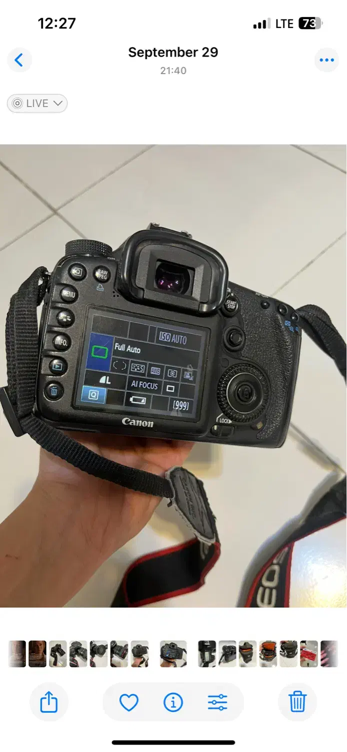 دوربین canon 7D. به همراه لنز 24-105|دوربین عکاسی و فیلم‌برداری|تهران, مجیدیه|دیوار