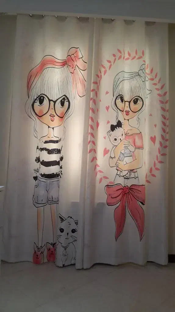 پرده پانچ|پرده، رانر، رومیزی|تهران, افسریه شمالی|دیوار