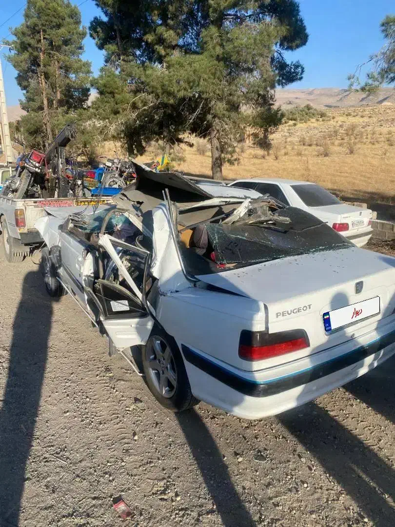 فروش خودرو تصادفی مدل ۹۲ پژو پارس سال|خودرو سواری و وانت|لامرد, |دیوار