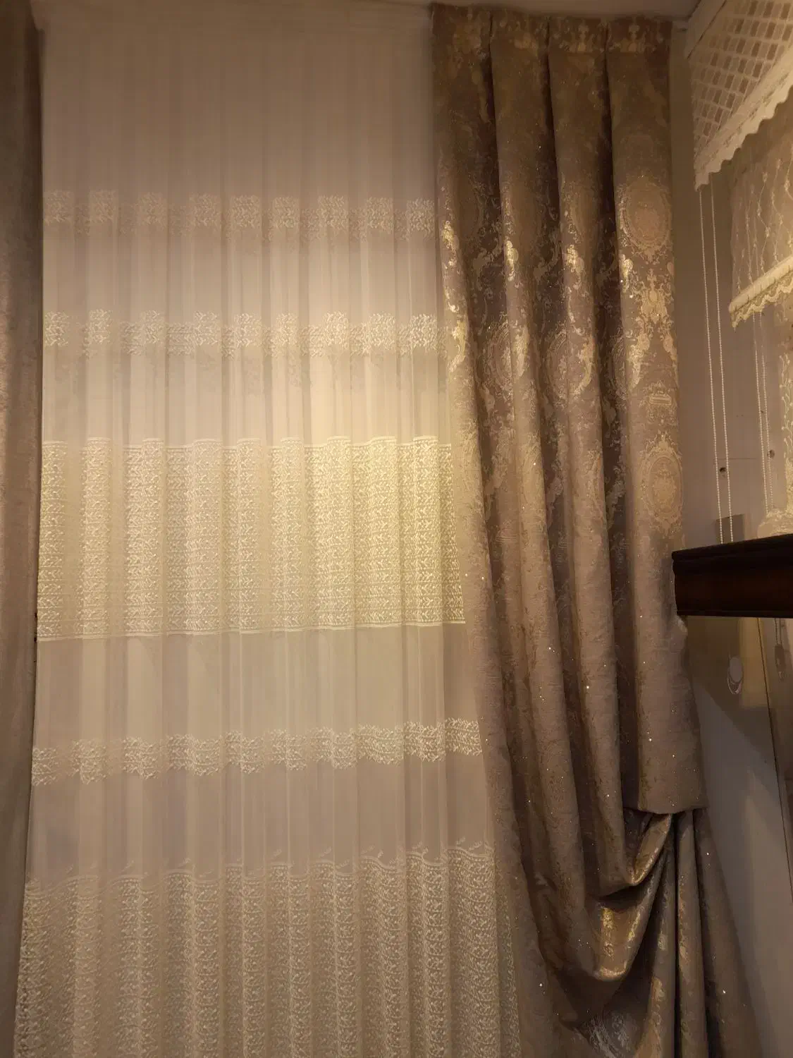 دوخت ونصب انواع پرده|پرده، رانر، رومیزی|تهران, امام حسین|دیوار