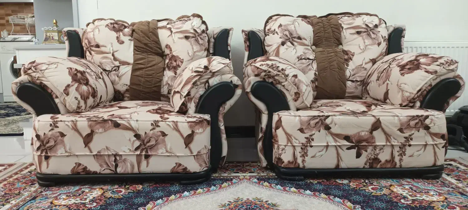 مبلمان ۷ نفره تمیزوسالم فروش فوری|مبلمان خانگی و میز عسلی|اسلامشهر, شهرک الهیه|دیوار