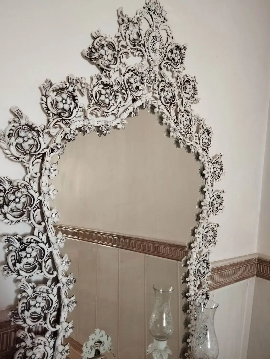 آینه شمعدان|بوفه، ویترین، کنسول|قنوات, |دیوار