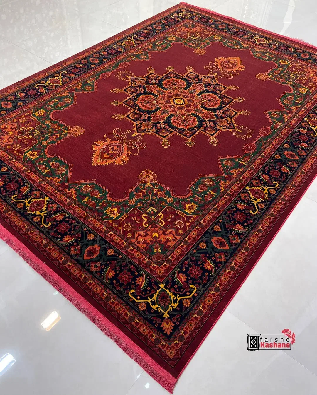 فرش چهل ستون۱۲متری۷۰۰شانه تراکم۲۵۵۰حراج شد۳۵۰۰|فرش|شیراز, فرگاز|دیوار