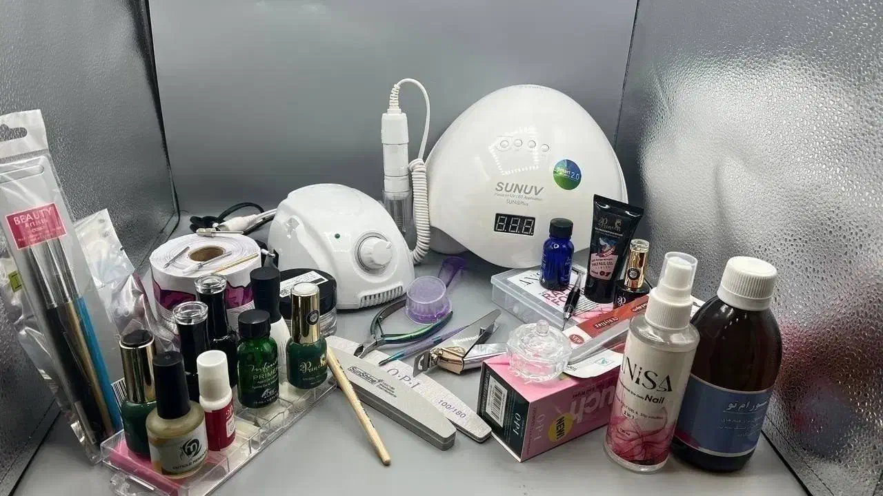 وسایل کاشت ناخن|آرایشی، بهداشتی، درمانی|جهرم, |دیوار