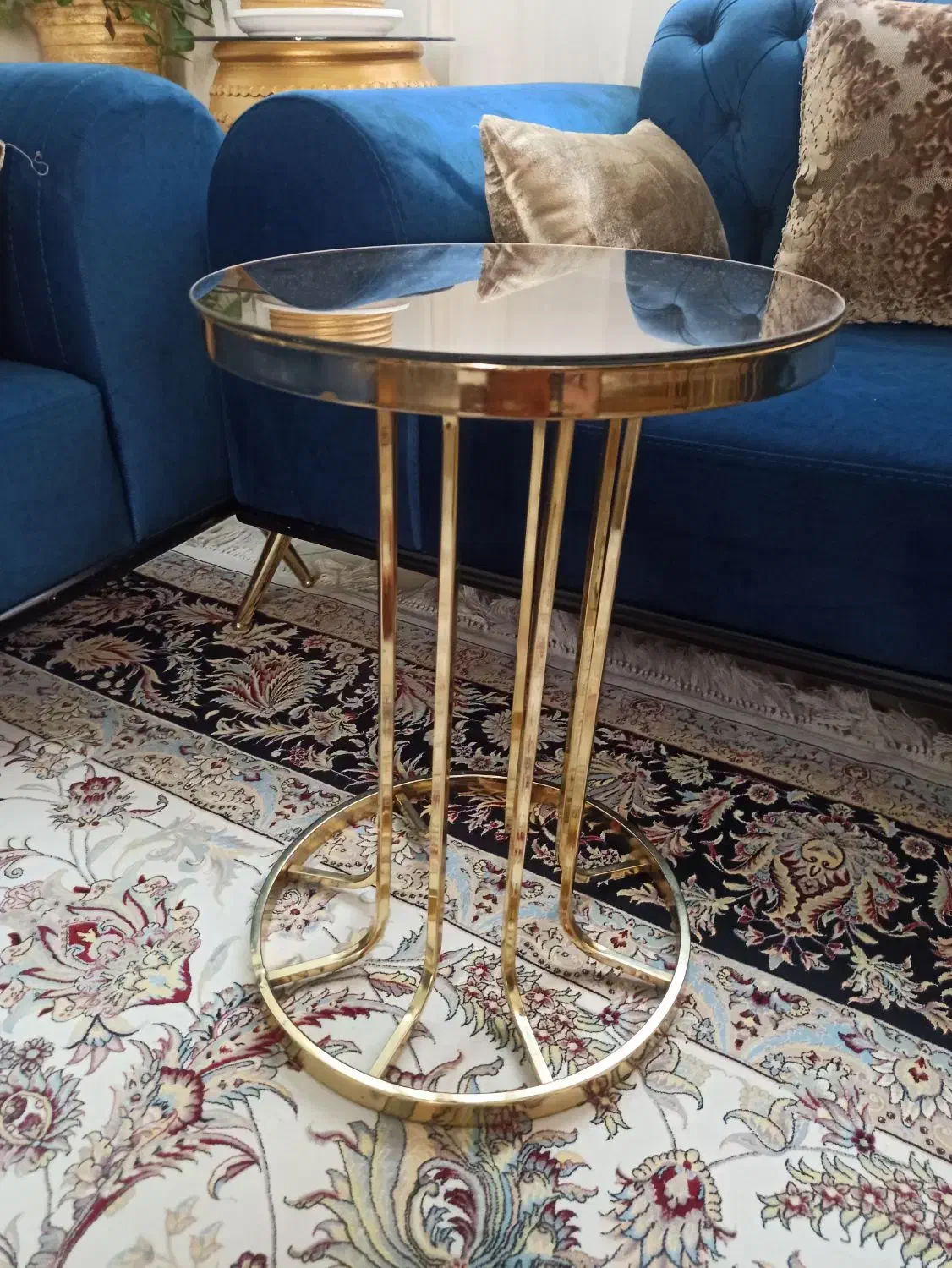 گل میز طلایی|مبلمان خانگی و میز عسلی|پرند, فاز ۳|دیوار