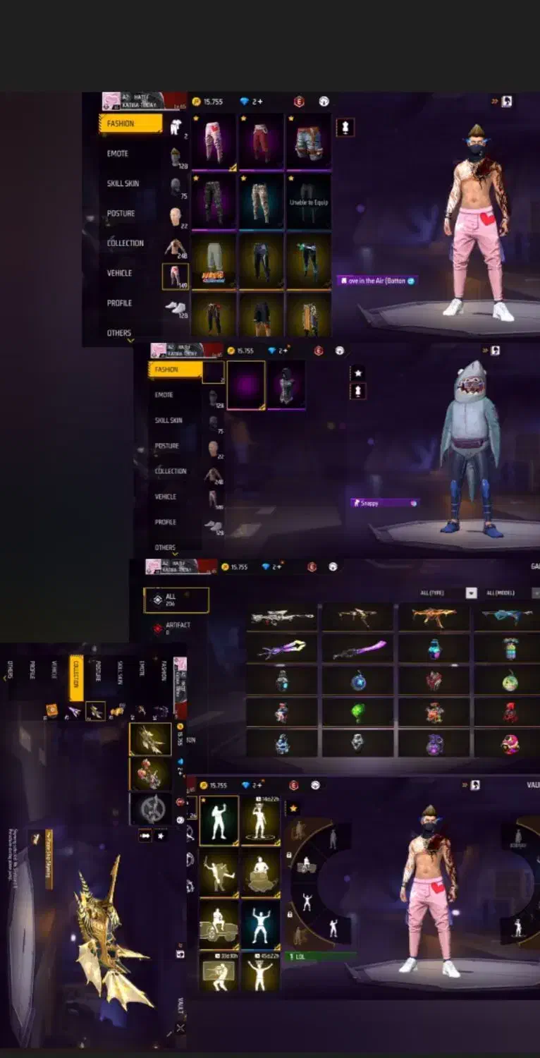 اکانت فری فایر|کنسول، بازی ویدئویی و آنلاین|گنبد کاووس, |دیوار