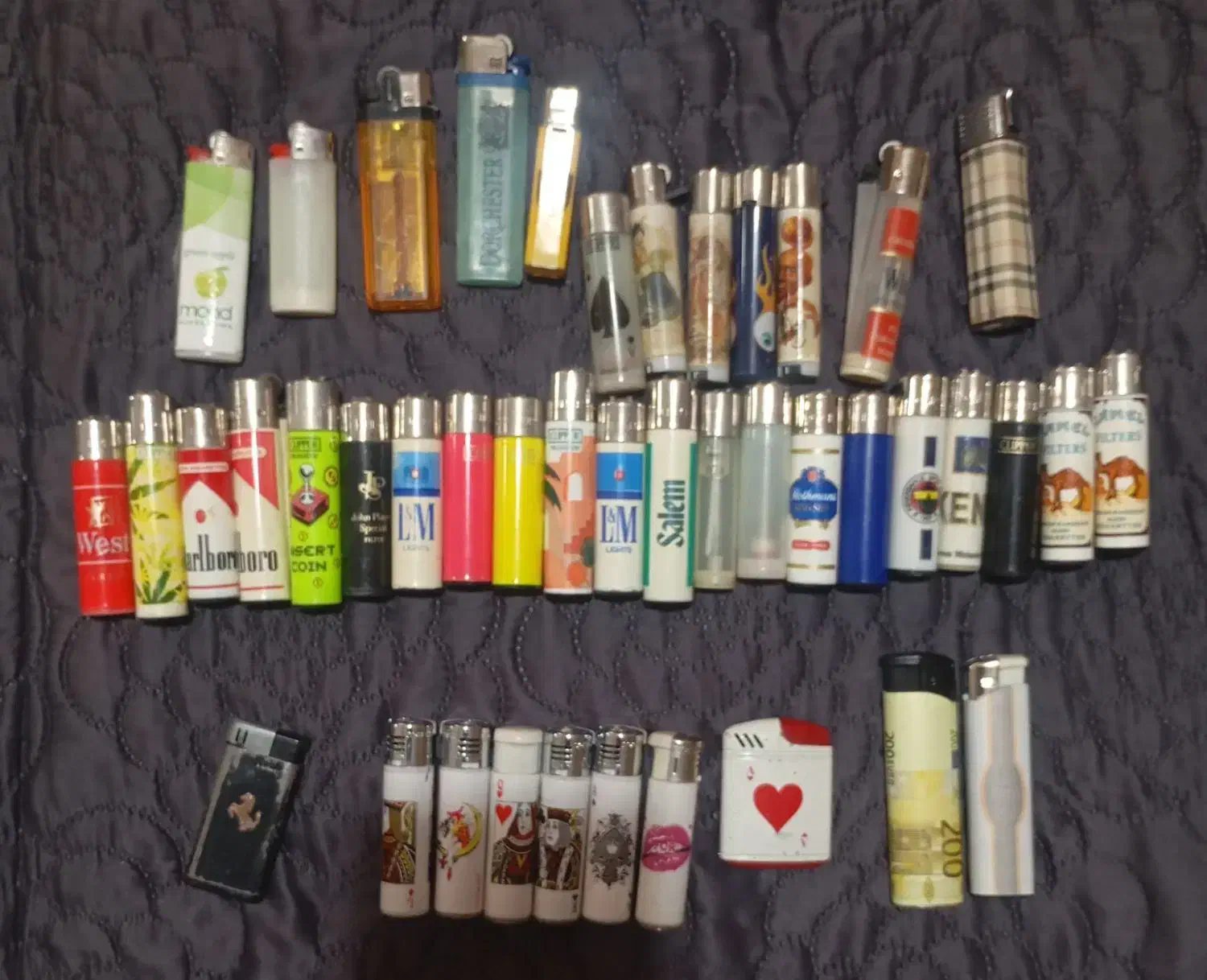 کلکسیون فندک|کلکسیون اشیاء عتیقه|گرگان, |دیوار