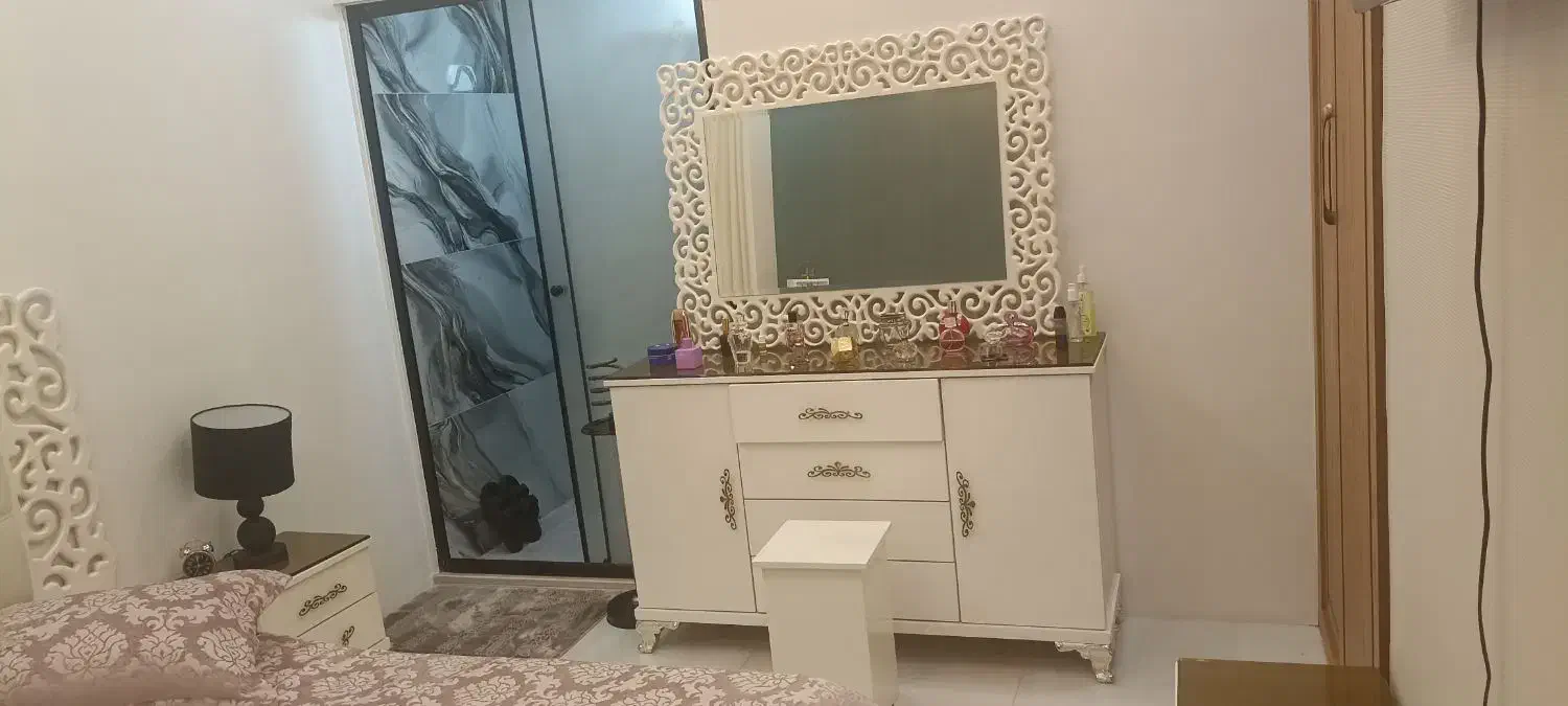 سرویس خواب دونفره بدون تشک|تخت و سرویس خواب|گلبهار, شهر جدید گلبهار|دیوار