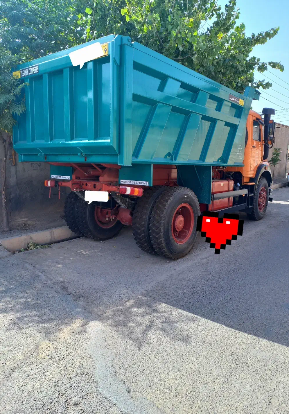 کمپرسی بنز تک صفر|خودرو سنگین|قم, آزادگان|دیوار