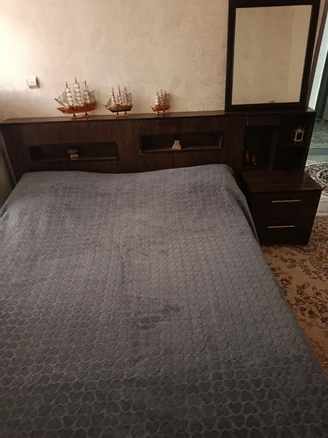 تخت خواب دو نفره|تخت و سرویس خواب|کرمانشاه, |دیوار