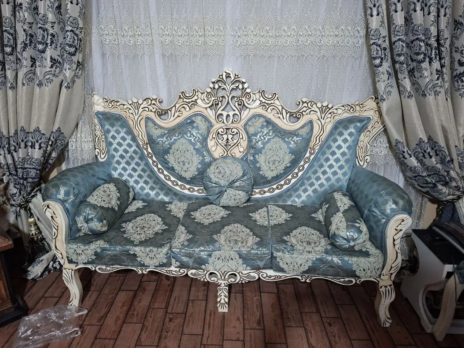 مبل 9 نفره|مبلمان خانگی و میز عسلی|رباط‌کریم, رباط‌کریم|دیوار