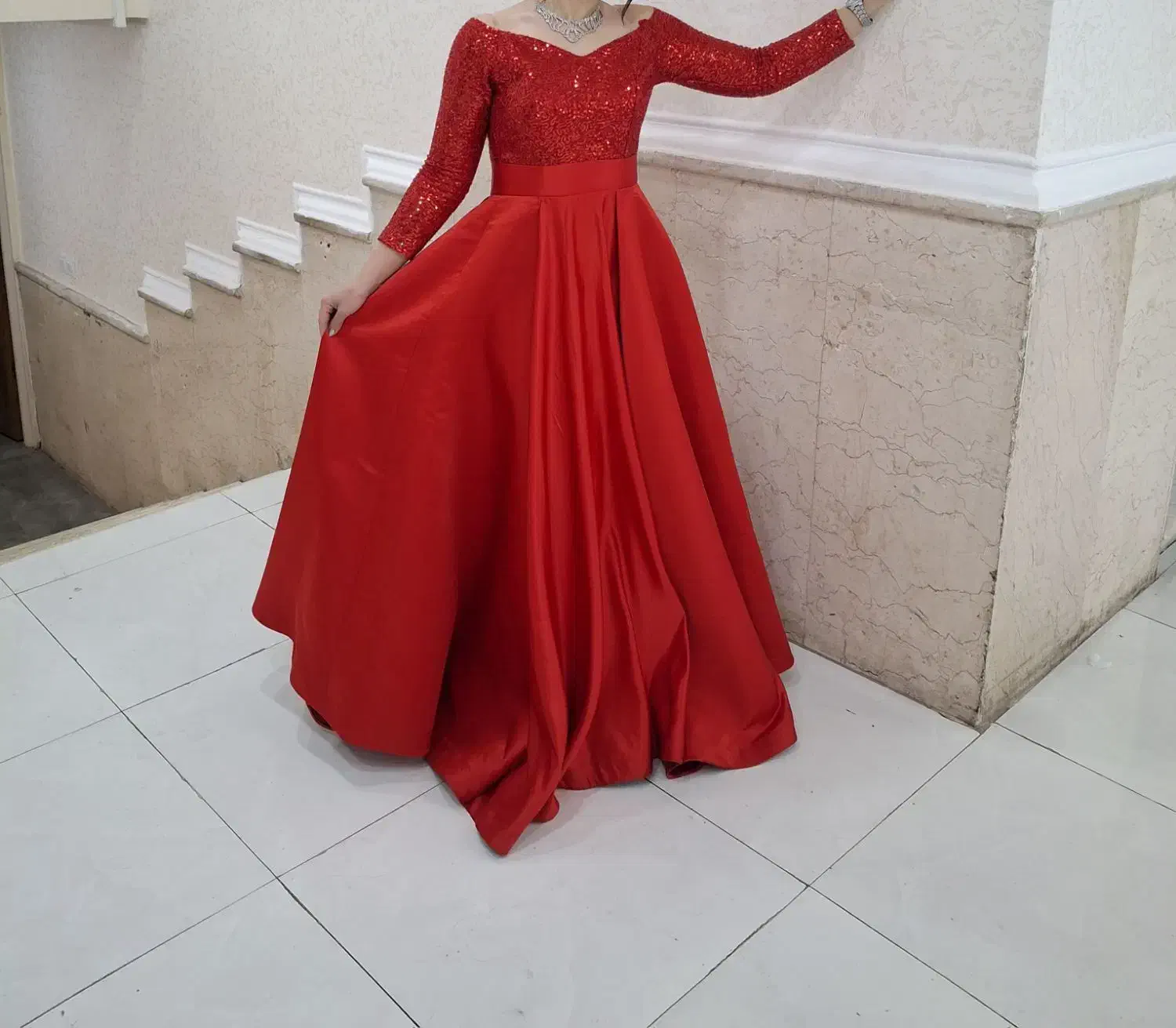 لباس مجلسی پفی عروسکی بلند|لباس|محمدشهر, شهرک چمران|دیوار