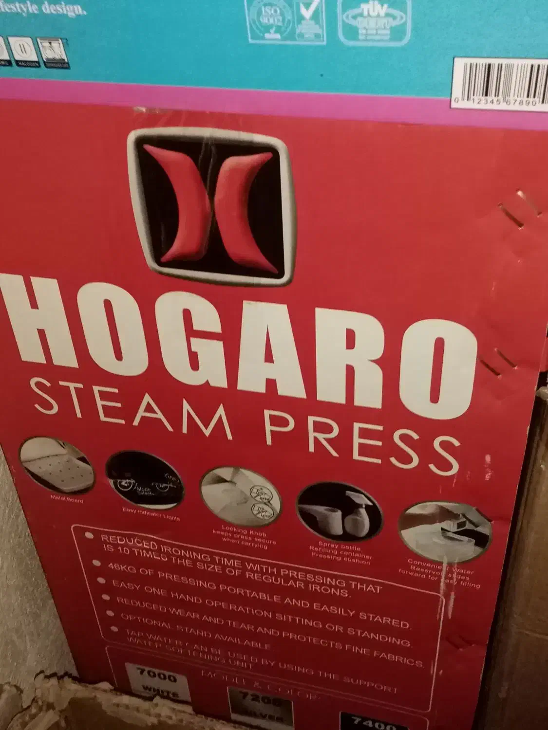 اتو پرس هوگارو اصل فرانسه۷۰۰۰ به همراه میز نو|اتو و لوازم اتو|شهرضا, |دیوار