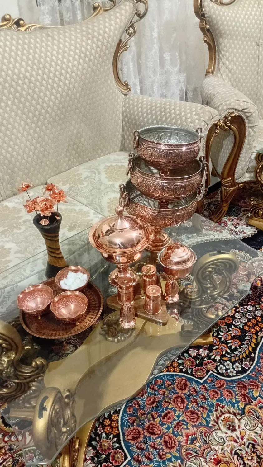 مسی|ظروف سرو و پذیرایی|فرمهین, |دیوار