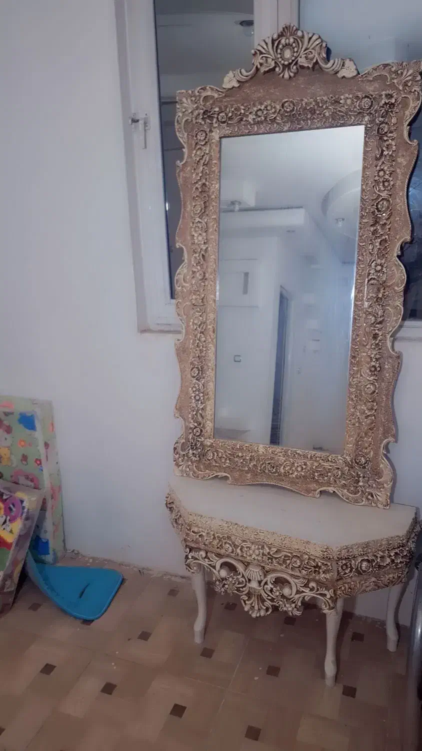 آیینه کنسول|بوفه، ویترین، کنسول|الیگودرز, |دیوار