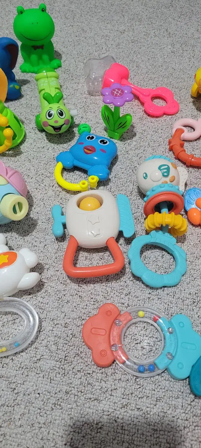 پک جغجغه نوزاد|اسباب‌بازی بچه|پرند, فاز ۶|دیوار