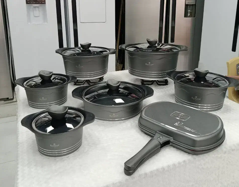 سرویس قابلمه راکلند 14 پارچه اقساطی نیرو انتظامی|ظروف پختوپز|خرمآباد, |دیوار