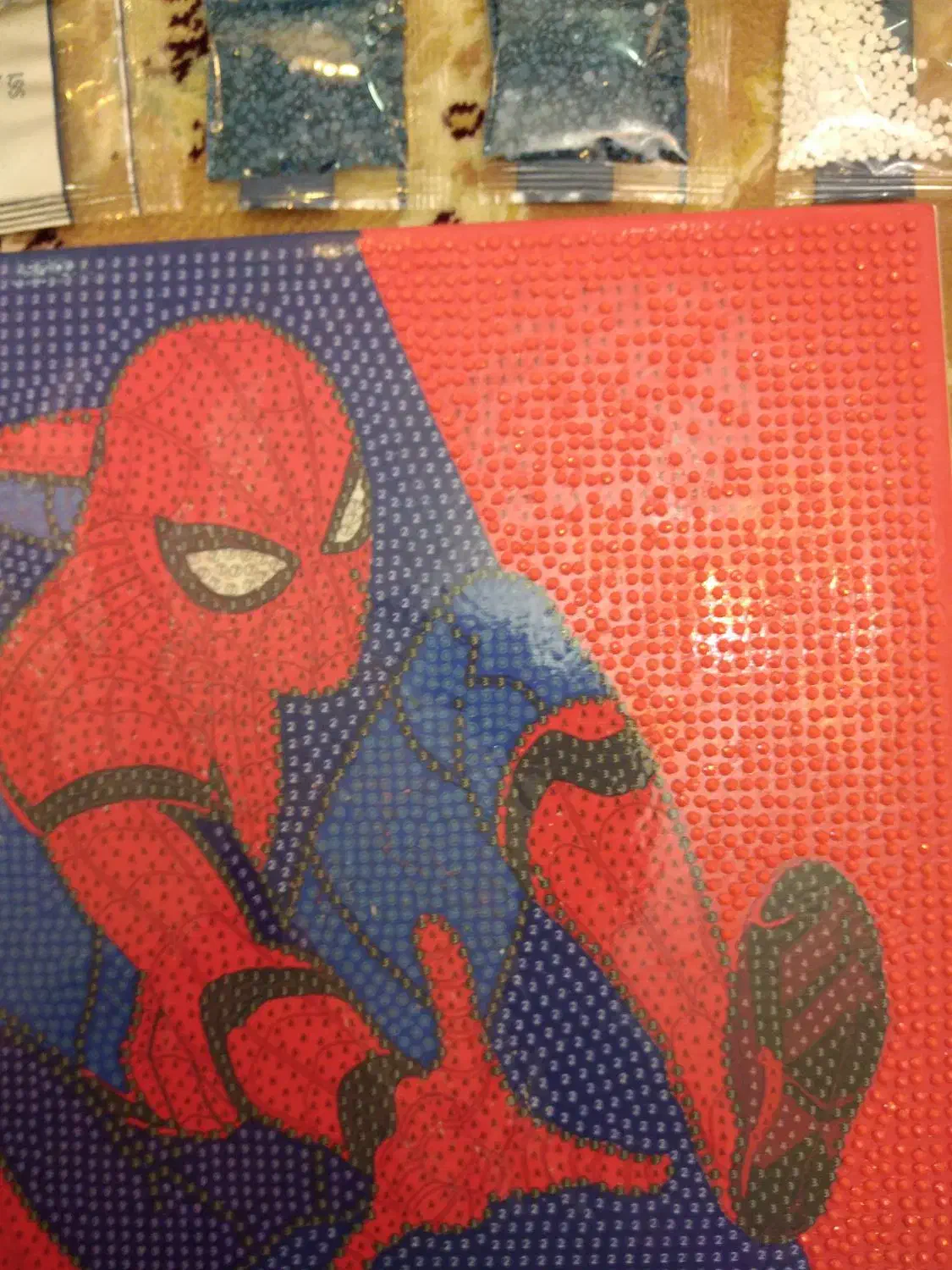 تابلو نقاشی الماسی بزرگ پسرانه طرح مرد عنکبوتی|تابلو، نقاشی، عکس|پرند, فاز ۶|دیوار