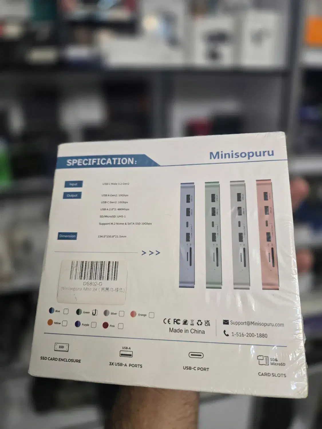 هاب و پایه حرفه ای MINISOPURU 10gbps imac|قطعات و لوازم جانبی رایانه|تهران, تهران‌نو|دیوار