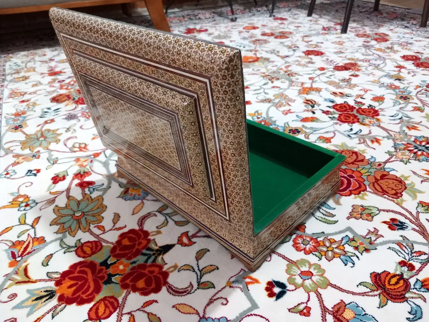 جعبه خاتم کاری|صنایع دستی و سایر لوازم تزئینی|کرمانشاه, |دیوار