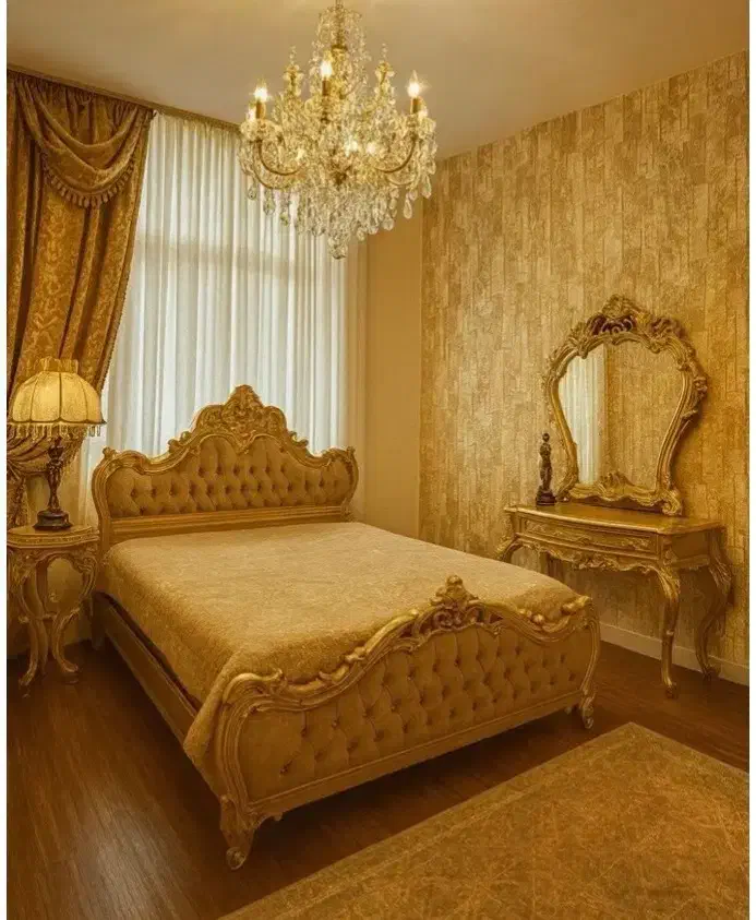 سرویس خواب دو نفره سلطنتی|تخت و سرویس خواب|ری, دیلمان|دیوار